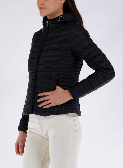 Piumino Donna CARRIE opaco con cappuccio Nero CIESSE PIUMINI- Francavilla Moda